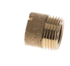 G3/8'' Bronze Fritté Compact Cylindrique Silencieux Pneumatique [2 Pièces]
