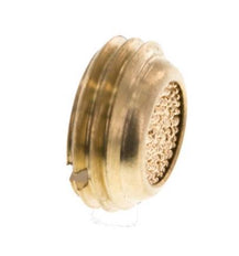 Silencieux Pneumatique Compact en Bronze Fritté G1/4'' à Enfoncement [5 Pièces]