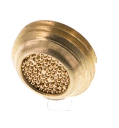 Silencieux Pneumatique Compact en Bronze Fritté G1/4'' à Enfoncement [5 Pièces]