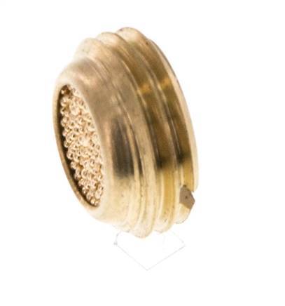 Silencieux Pneumatique Compact en Bronze Fritté G1/4'' à Enfoncement [5 Pièces]