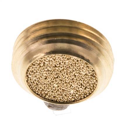 G1/2'' Sintered Bronze Compact Sinking Pneumatic Muffler [2 Pieces]
