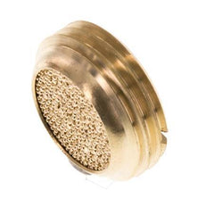 G1/2'' Silencieux Pneumatique Compact en Bronze Fritté Sinking [2 Pièces]
