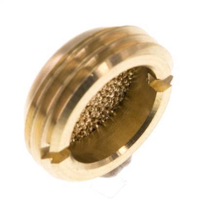 G1/2'' Silencieux Pneumatique Compact en Bronze Fritté Sinking [2 Pièces]
