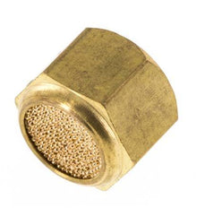 G1/8'' Silencieux Pneumatique Compact en Bronze Fritté à Filetage Femelle [5 Pièces]