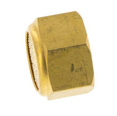G1/4'' Sintered Bronze Compact Female Threaded Pneumatic Muffler [2 Pieces]