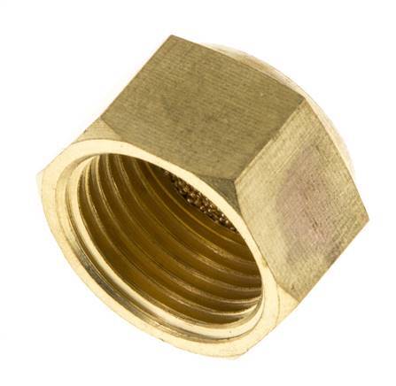 Silencieux Pneumatique Compact à Filetage Femelle G3/8'' en Bronze Fritté [2 Pièces]