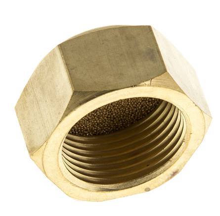 G3/4'' Sintered Bronze Compact Female Threaded Pneumatic Muffler
