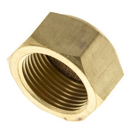 G3/4'' Sintered Bronze Compact Female Threaded Pneumatic Muffler