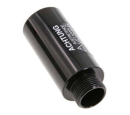 G3/4'' Silencieux Pneumatique Free-Flow en Aluminium