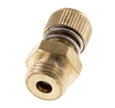 G1/4'' Brass Flow Control Muffler With Knurled Screw [2 Pieces]