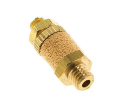 M5 Brass Flow Control Muffler With Lock Nut