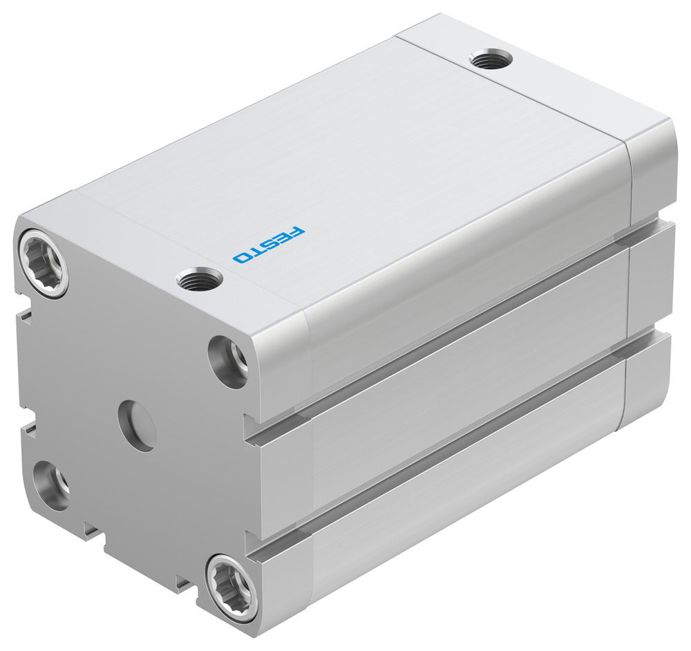 Festo Compact Cylinder 63mm Bore 80mm Stroke ISO 21287 Double Acting - 572717