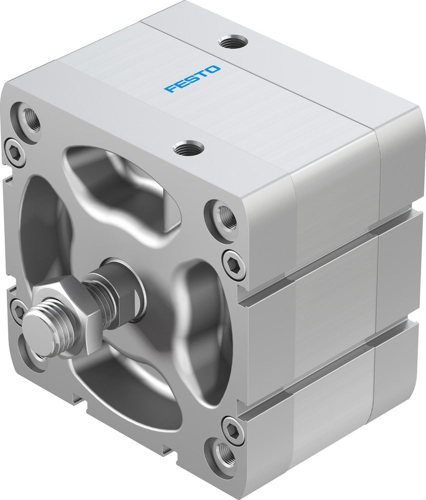 Festo Compact Cylinder 100mm Bore 15mm Stroke ISO 21287 Double Acting - 536375