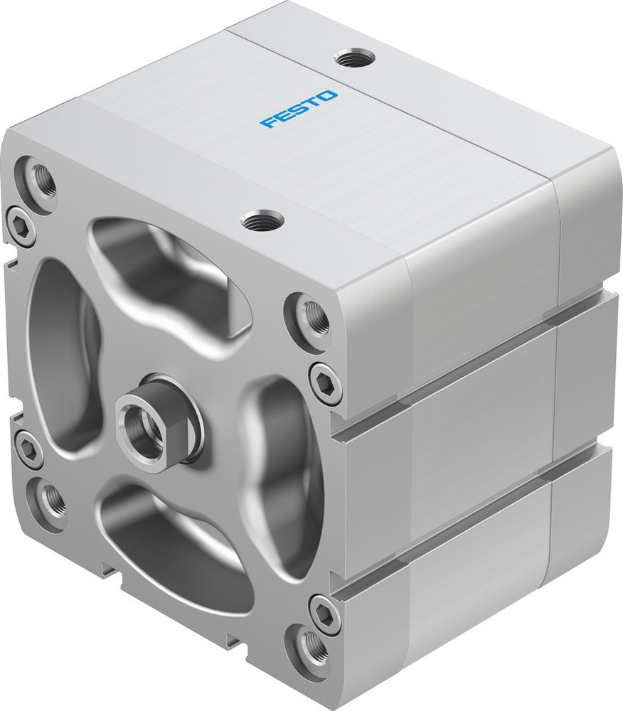Festo Compact Cylinder 100mm Bore 25mm Stroke ISO 21287 Double Acting - 536387