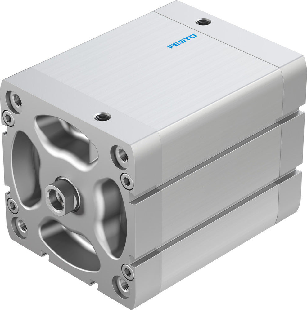 Festo Compact Cylinder 100mm Bore 80mm Stroke ISO 21287 Double Acting - 536392