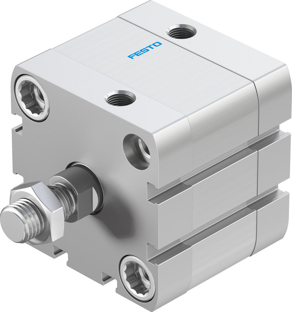 Festo Compact Cylinder 50mm Bore 15mm Stroke ISO 21287 Double Acting - 572692