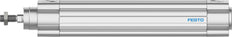 Cylindre Festo 32mm Alésage 150mm Course ISO 15552 Double Effet - 3656521
