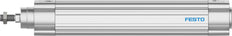Cylindre Festo 40mm Alésage 200mm Course ISO 15552 Double Effet - 3660771