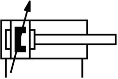 Festo Cylinder 63mm Bore 25mm Stroke ISO 15552 Double Acting - 1383578