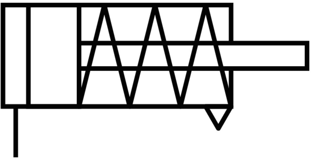 Vérin Cartouche Festo 16mm Alésage 10mm Course Simple Effet - 15040