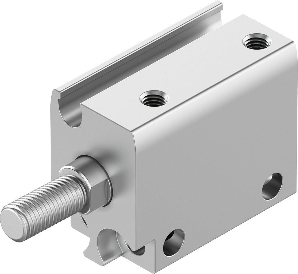 Festo Compact Cylinder 10mm Bore 10mm Stroke Single Acting - 8080586