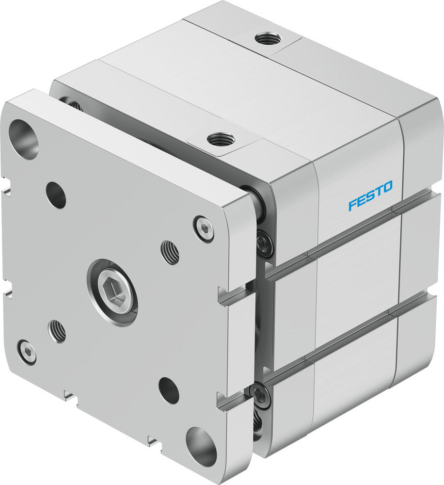 Festo Vérin Compact 100mm Alésage 20mm Course ISO 21287 Double Effet - 554288