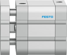 Festo Compact Cylinder 50mm Bore 20mm Stroke ISO 21287 Double Acting - 574042