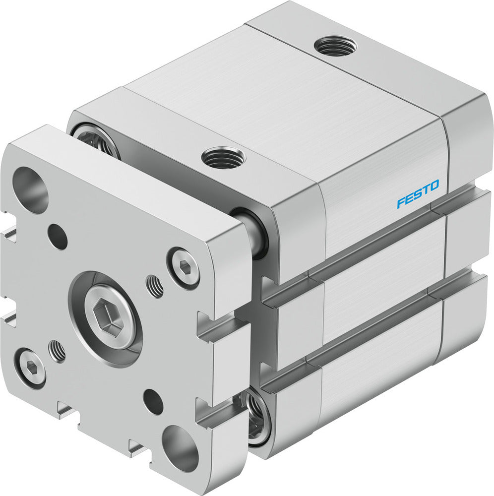 Festo Compact Cylinder 50mm Bore 25mm Stroke ISO 21287 Double Acting - 574043