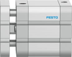 Festo Compact Cylinder 50mm Bore 25mm Stroke ISO 21287 Double Acting - 574043