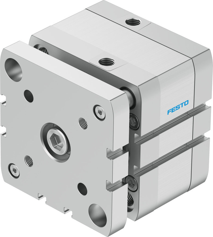 Festo Vérin Compact 80mm Alésage 10mm Course ISO 21287 Double Effet - 574058