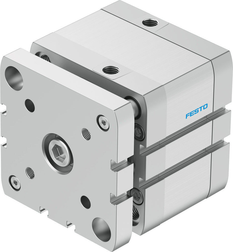 Festo Compact Cylinder 80mm Bore 20mm Stroke ISO 21287 Double Acting - 554279