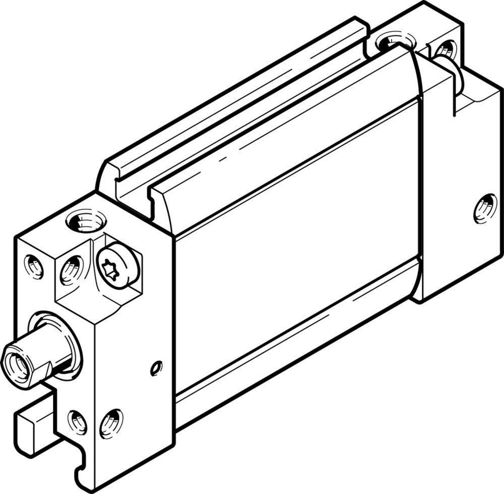 Festo Flat Cylinder 12mm Bore 160mm Stroke Double Acting - 164010