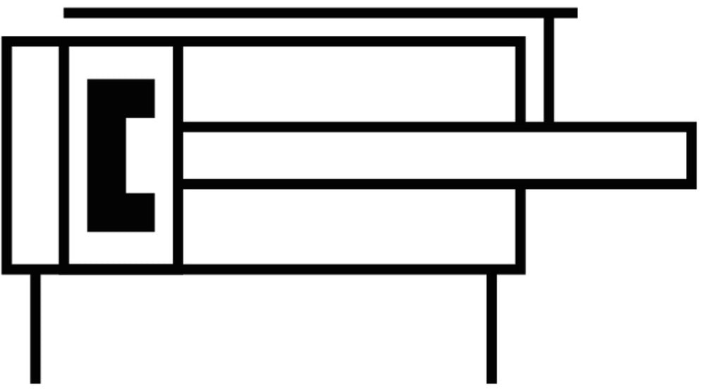 Festo Mini-Chariot 6mm Alésage 20mm Course Double Effet - 543911