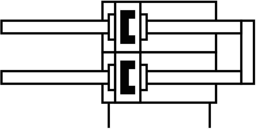Festo Vérin À Double Piston 32mm Alésage 40mm Course Double Effet - 162140