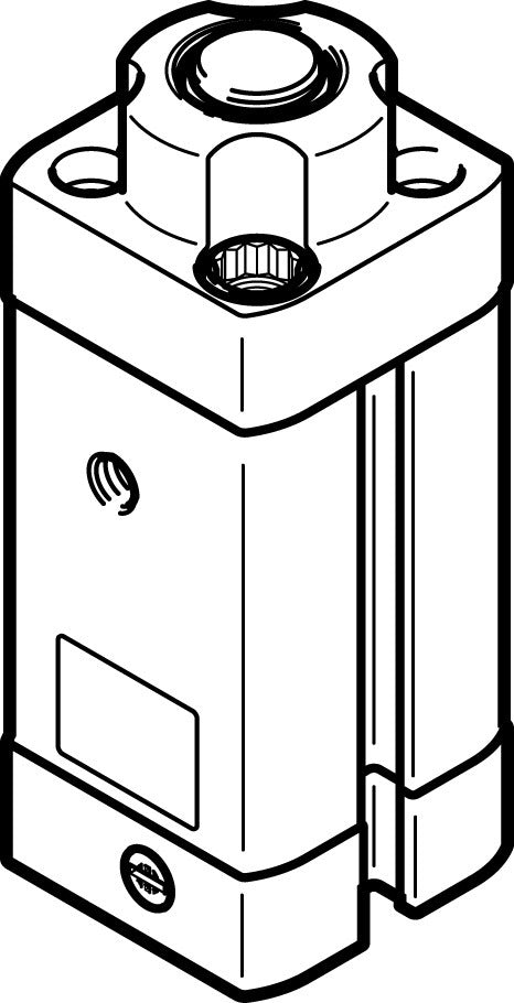 Festo Stopper Cylinder 16mm Bore 10mm Stroke Double Acting - 576058