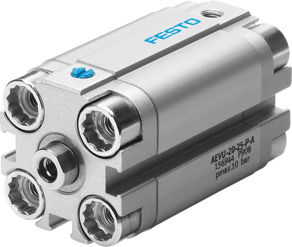 Festo Compact Cylinder 25mm Bore 25mm Stroke Single Acting - 156949