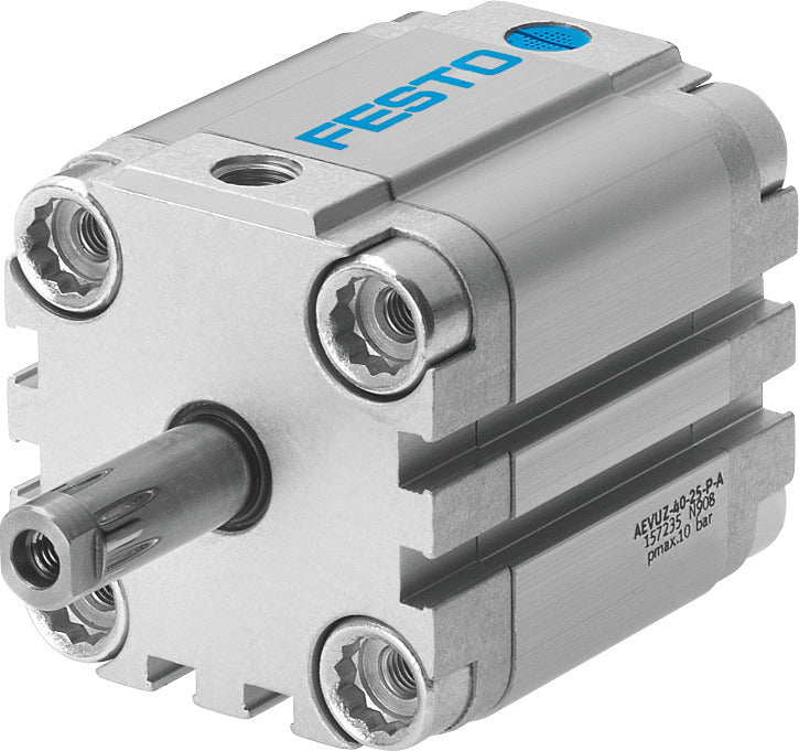 Festo Compact Cylinder 32mm Bore 20mm Stroke Single Acting - 157229