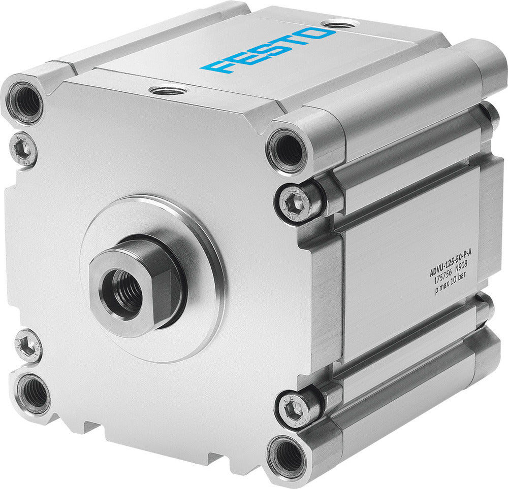 Festo Compact Cylinder 125mm Bore 30mm Stroke Double Acting - 175754