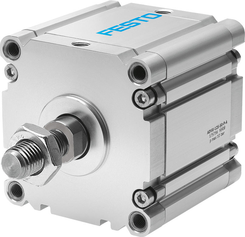 Festo Compact Cylinder 125mm Bore 80mm Stroke Double Acting - 175770
