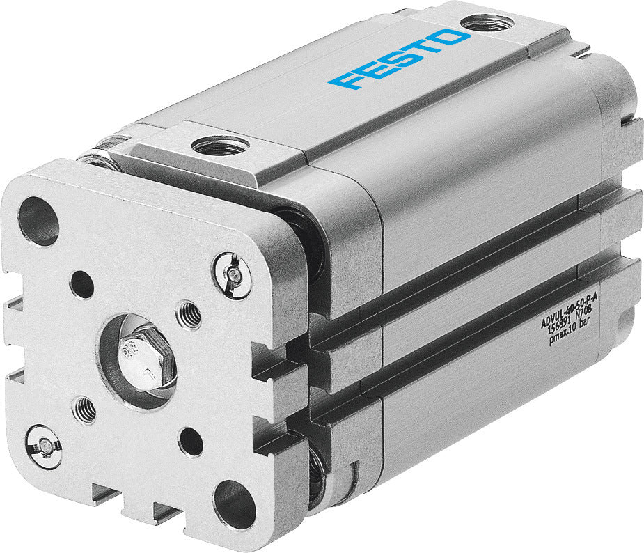 Festo Compact Cylinder 50mm Bore 20mm Stroke Double Acting - 156896