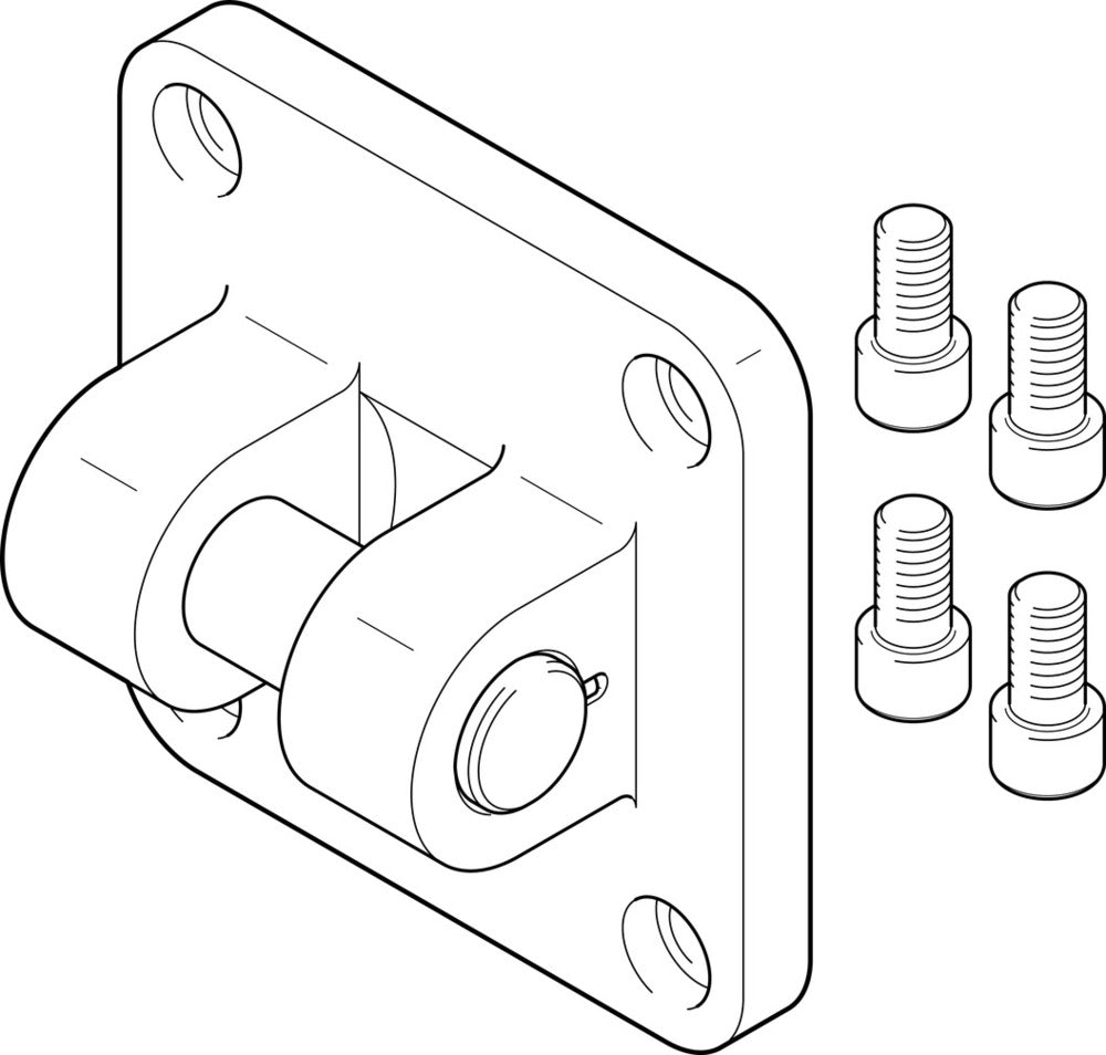 Festo Chape Flasque Taille 200 ISO 15552 - 152598