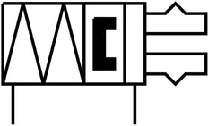 Festo Pince À Serrage Parallèle 7.5mm Course - Taille 25 Double Effet - 1254050