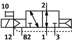 Festo 3/2 NO Monostable Électrovanne À Air G3/8 2300L/Min - 575588