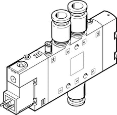 Festo 5/2 Monostable Air Solenoid Valve QS-10 1000l/min - 163158