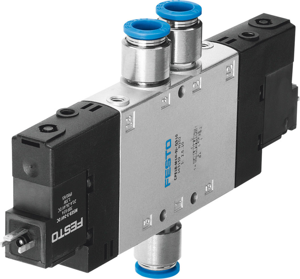 Festo 5/2 Bistable Air Solenoid Valve QS-8 850l/min - 163771