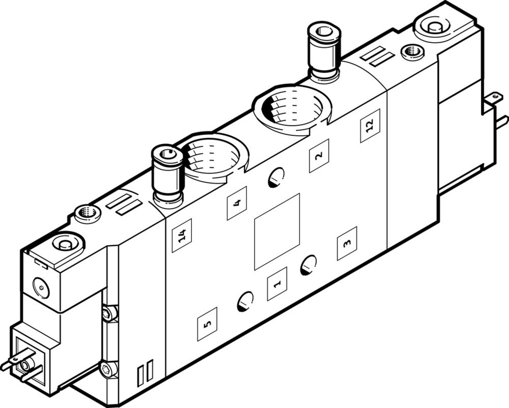 Festo 5/2 Bistable Air Électrovanne G3/8 3200L/Min - 163815