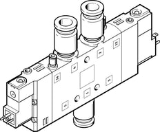 Festo 5/2 Bistable Air Solenoid Valve QS-12 1650l/min - 163831