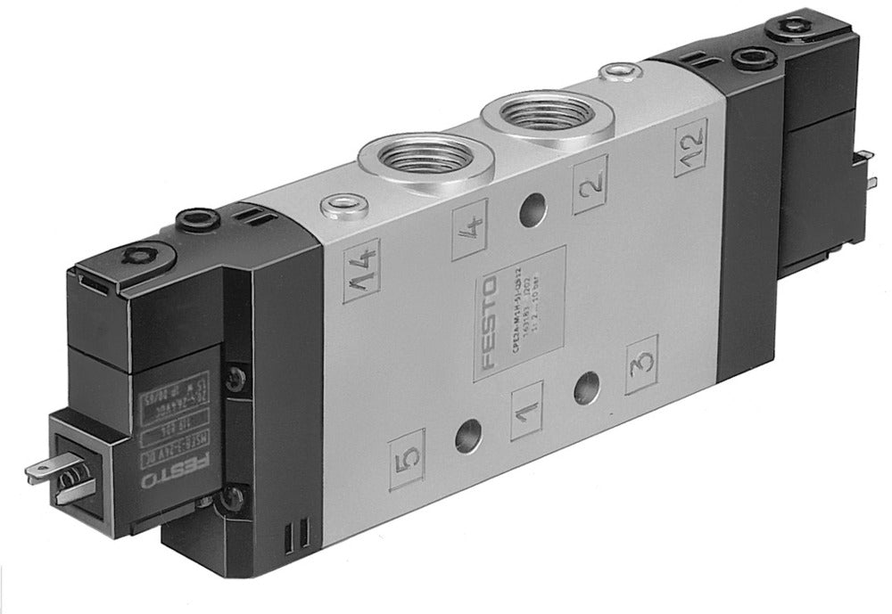 Festo 5/3 Exhausted Air Solenoid Valve G3/8 2650l/min - 170339