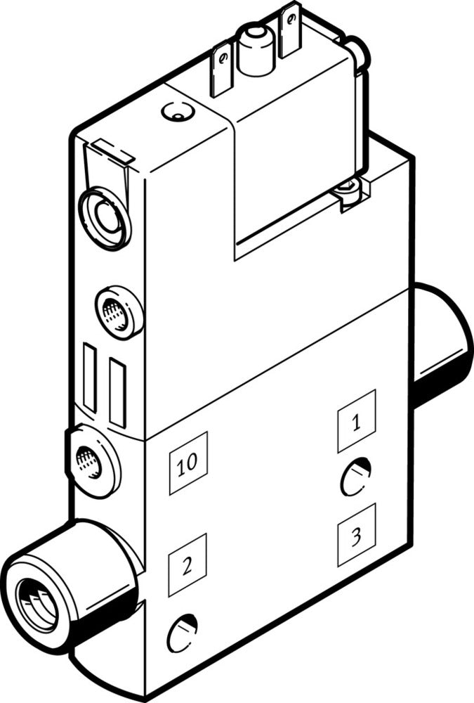 Festo 3/2 NO Monostable Air Électrovanne M5 190L/Min - 196851