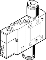 Festo 3/2 NO Monostable Air Solenoid Valve QS-8 810l/min - 196892